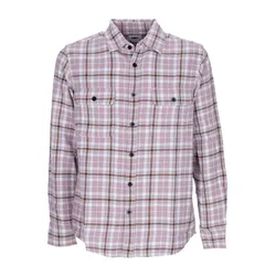 Camicia Manica Lunga Uomo Cole Woven L/s Lilac Chalk Multi