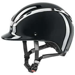Reithelm exxeed shiny chrome, black S-M (56-58)