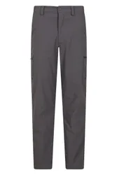 Mens Winter Trek Stretch Trousers - Short Length - Grey - Grey - Size: W42