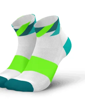 RUNNING LOOPS SHORT LAUFSOCKEN Unisex White Green 47-50 - INCYLENCE - FashionsVida