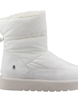Womens Puffies Classic Ladies Slippers - White - Size Uk 3 - Hush puppies - FashionsVida