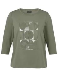 Sweatshirt Rundhals 3/4 Arm Motiv female