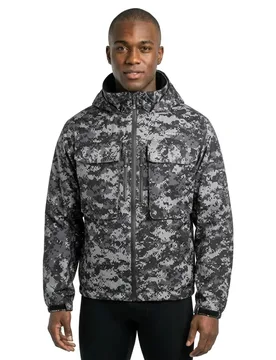 Camorush Jacket Grey Camo S Men - Kinetic - FashionsVida