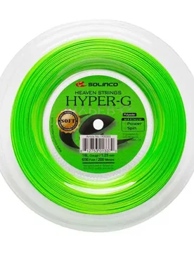 Hyper-g Soft 200 M Tennis Reel String Light Green 1.20 mm - Solinco - FashionsVida