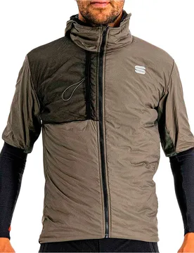 Supergiara puffy maillot manga corta hombre Verde (XL) - Sportful - FashionsVida