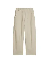 Pantalon Barrel Leg beige 34