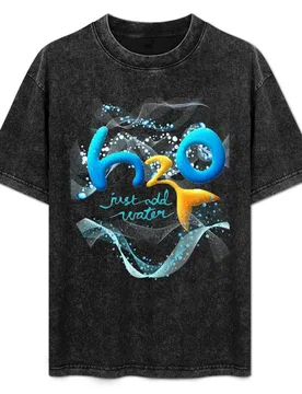 H2O Just Add Water T-Shirt Plus Size Basic Cotton T-Shirt - Aliexpress - FashionsVida
