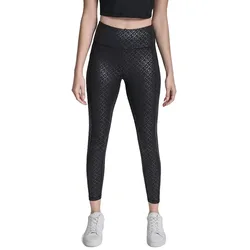 Leggings Vita Alta Elevate Interlock 7/8 Dark Outline Logo Black M