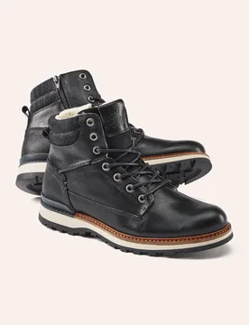 Thermo Stiefel, , Farbe Schwarz, 43, wärmendes Futter mit Reißverschluss Herren - Walbusch - FashionsVida