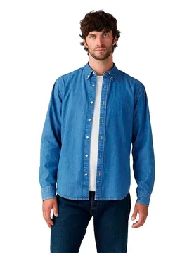 Chemise à Manches Longues Authentic Down Woodrow Mid Wash 2XL - Levi´s ® - FashionsVida