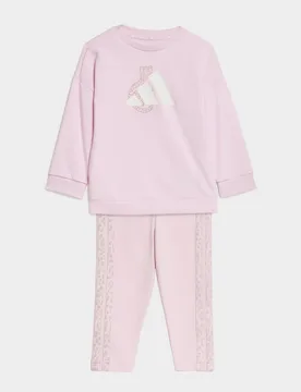 Womens Set Leggings Animalier - Rosa, rosa rosa Bambino taglia 12-18M - Adidas - FashionsVida
