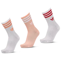 Mid Cut Crew 3 Pack Unisex Socks - White - Size - White - Size: 8.5-10