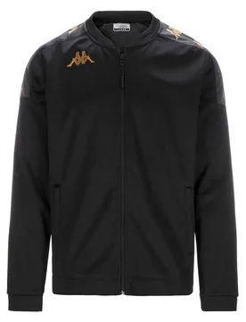 Sweat à Demi-zip Giullio Black / Grey Dk 2XL - Kappa - FashionsVida