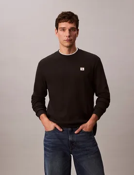 Camiseta hombre manga larga con logo - Calvin Klein Jeans - FashionsVida