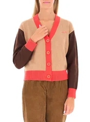 SUN68 Cardigan misto lana BEIGE S