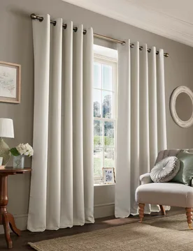 Stephanie Eyelet Blackout Curtains Cream - Laura Ashley - FashionsVida