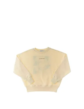 Felpa girocollo GIALLO 10 - Calvin Klein - FashionsVida