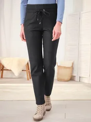 Stretchhose Wolltouch - Anthrazit - female - Size: 44