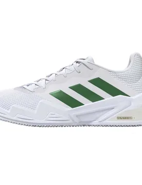 Barricade 13 Gc All Court Shoes Cloud White / Green / Zero Met UK 5 - Adidas - FashionsVida