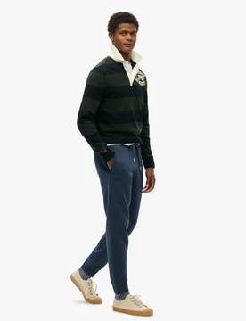 Superdry Herren Jogginghose mit Vintage-logo-stickerei und Schmaler Passform Marineblau - Größe: S - 84.99 - FashionsVida