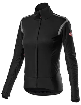 Giacca Alpha Ros 2 Gore-tex Infinium™ Windstopper® Light Black - Castelli - FashionsVida