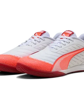 Chaussures De Futsal Ibero Iv White / Glowing Red / Dark Crimson / Black EU 40 Homme - Puma - FashionsVida
