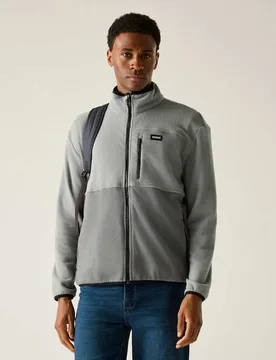 Frankie Colour Block Zip Up Fleece Grey male - Regatta - FashionsVida