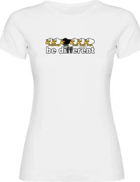Maglietta A Maniche Corte Be Different Run White S - Kruskis - FashionsVida