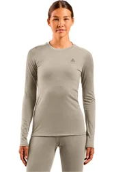 Merino 160 camiseta térmica manga larga mujer Blanco (XS)