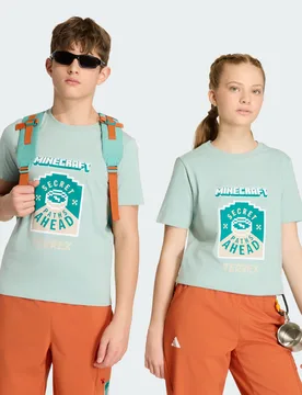 T-shirt Minecraft 9-10A Hazy Green - Adidas - FashionsVida