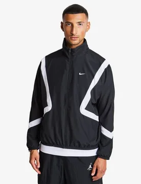Icon Men Track Tops - Black - Size M - Poly Woven - Black - Size: Medium - Nike - FashionsVida