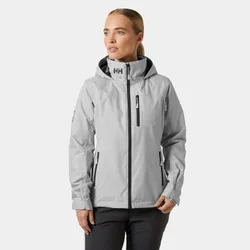 Women's Crew Hooded Midlayer Sailing Jacket 2.0 Grey S - Grey Fog - Female