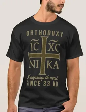 IC XC NI KA Eastern Orthodox Church Cross T-Shirt 100% Cotton O-Neck Summer Short Sleeve Casual Mens T-shirt Size S-3XL - Aliexpress - FashionsVida