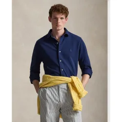 Camisa de hombre de piqué ultraligera