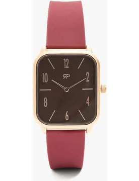 Reloj de mujer cuadrado con cierre de hebilla en liso - Parfois - FashionsVida