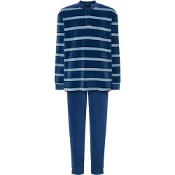 Pijama completo de hombre de terciopelo color
