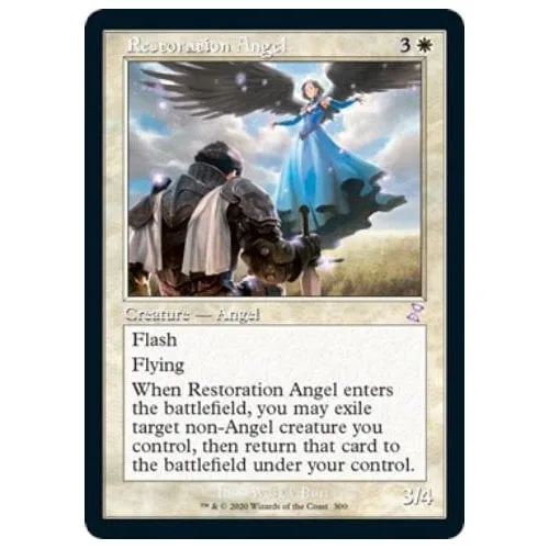Restoration Angel (foil) Time Spiral Remastered - Magic: The Gathering - FashionsVida