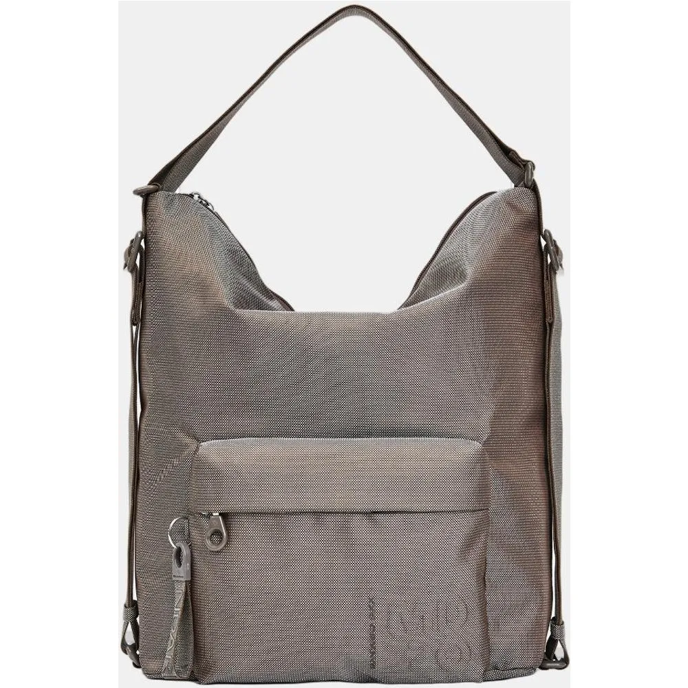 Bolso de hombro en coral convertible en mochila - Mandarina Duck - FashionsVida