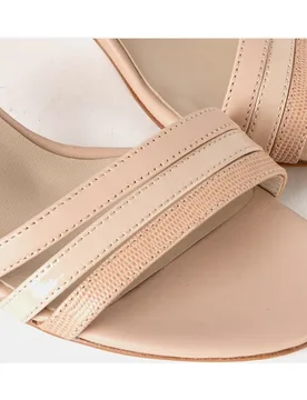 Sandalia de mujer confeccionada en napa - Farrutx - FashionsVida