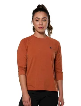 Izumi Maglietta A Maniche 3/ Canyon Merino Clay - Pearl - FashionsVida