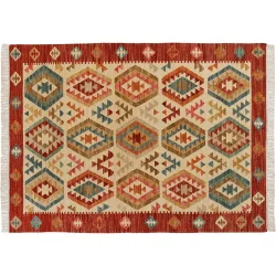 Alfombra Kilim de lana Baikal