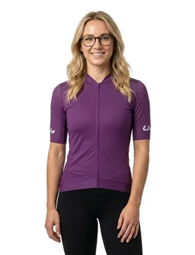Maglia A Maniche Corte Vantage Aubergine - Liv - FashionsVida