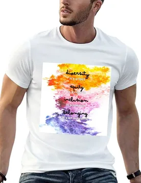 The truth about diversity, equity, inclusion and belonging T-Shirt Plus Size Basic Short Sleeve Top - Aliexpress - FashionsVida