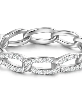Womens Sterling Silver Ring - Size P - Glanzstücke München - FashionsVida