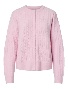 PCSILLY LS CABLE CARDIGAN KNIT NOOS feale - M - FashionsVida