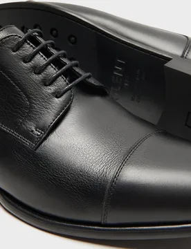 Zapatos de cordones de hombre de piel - Glent - FashionsVida