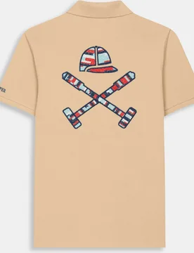 Harper & Neyer - Polo de manga corta de hombre con estampado grande - Harper & Neyer - FashionsVida