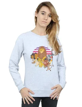 Women's The Lion King Pride Family Sweatshirt in Grey Size: Small - Grey - Size: S - Disney - FashionsVida