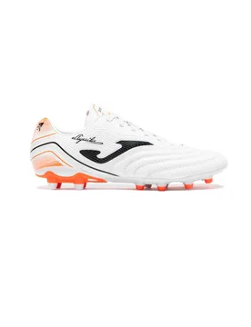 Scarpe da calcio bianche con dettagli neri e arancioni AGUW2632FG 41 - Joma - FashionsVida