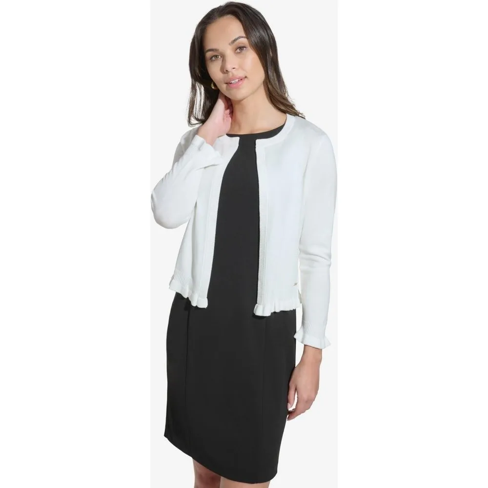 Cárdigan de mujer con detalle de encaje - DKNY - FashionsVida